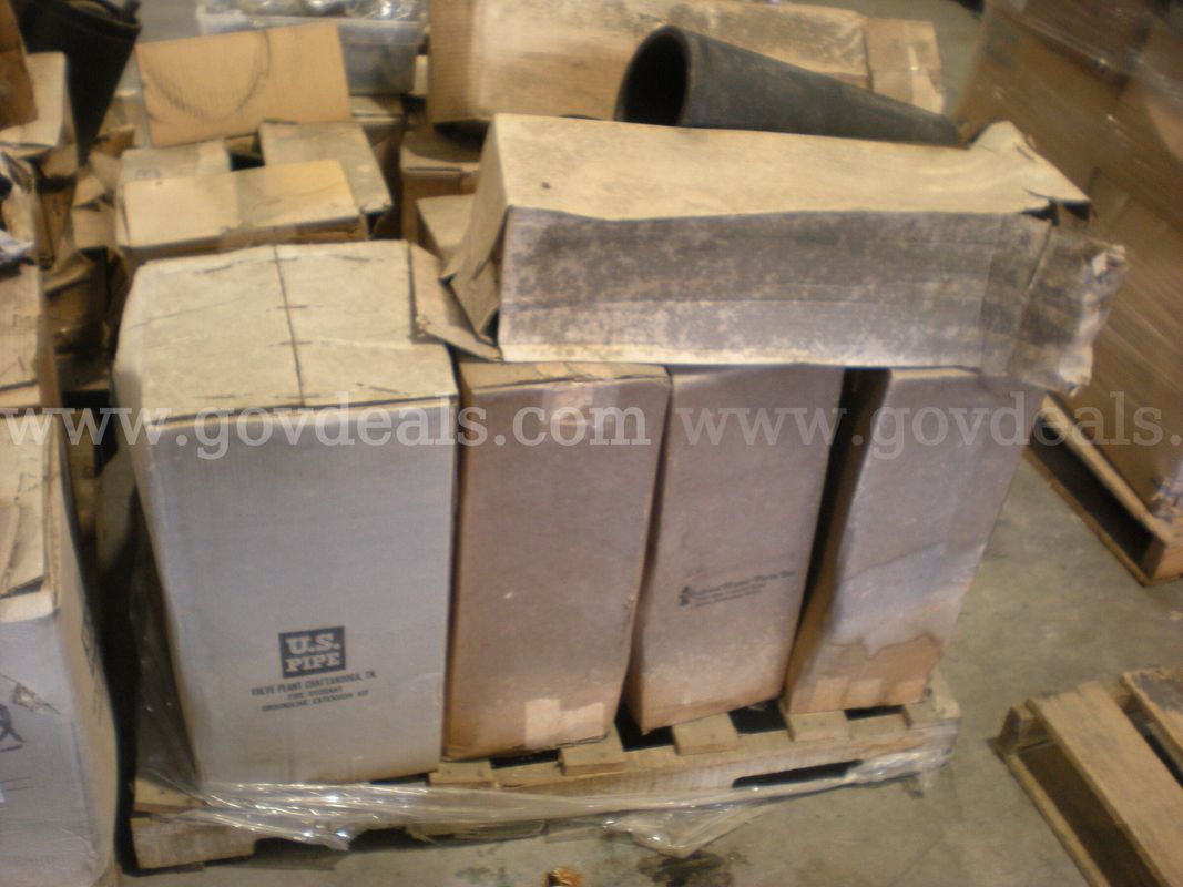 Pallet of Cast Iron Water Pipe Parts #3