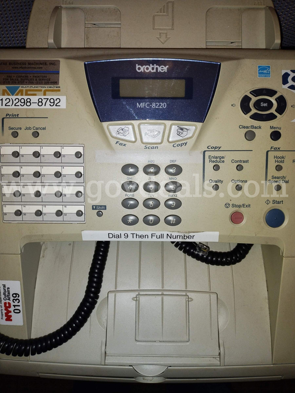 Various Fax Machines