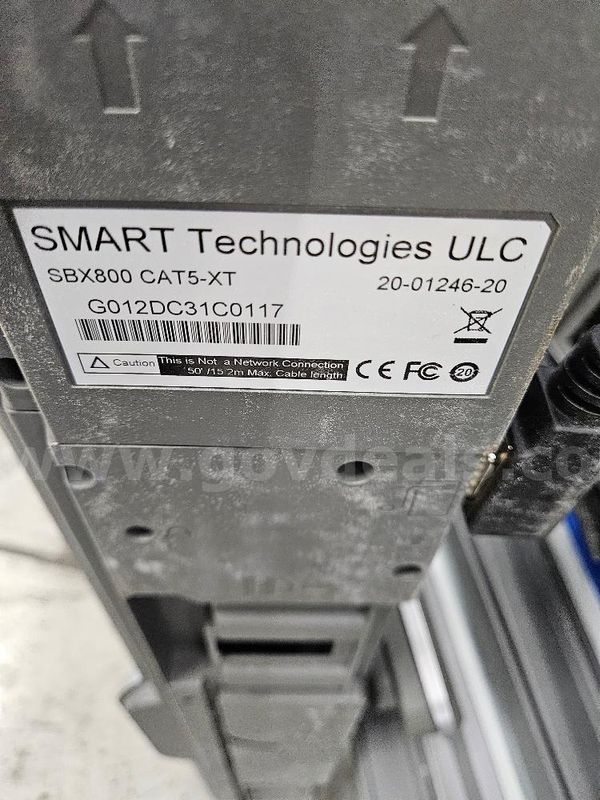 27 SMART BOARDS WITH PROJECTORS FOR AUCTION. SOLD AS IS.