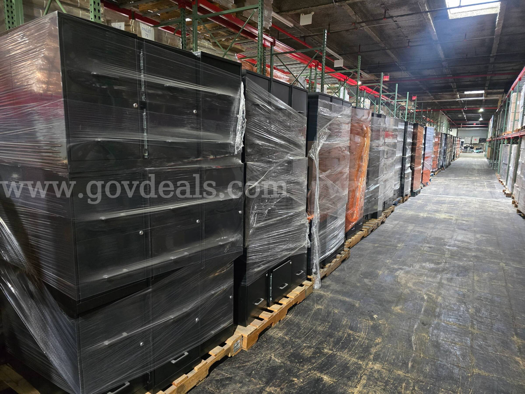 Black Metal 2 Drawer File Cabinets - 12 pallets - 216ea Total (2)