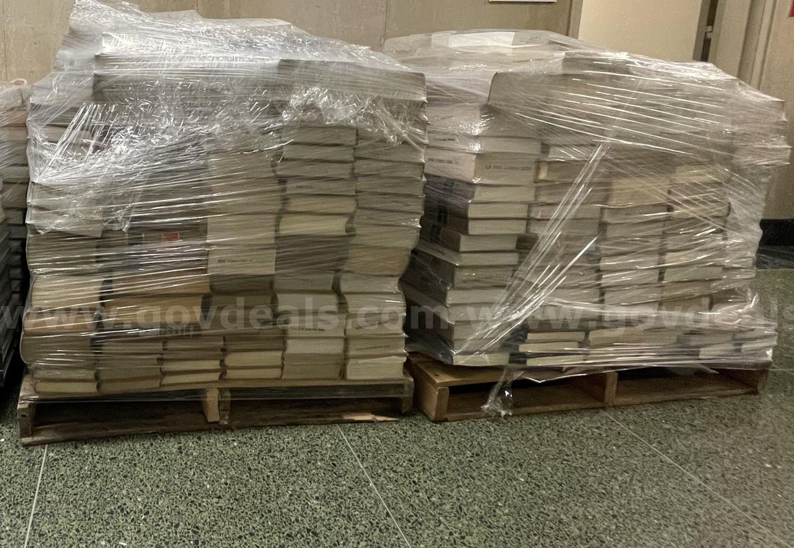 Pallets of mixed Federal Books