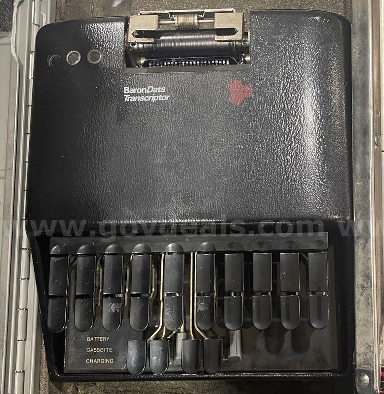 Vintage BaronData Stenotype Machine