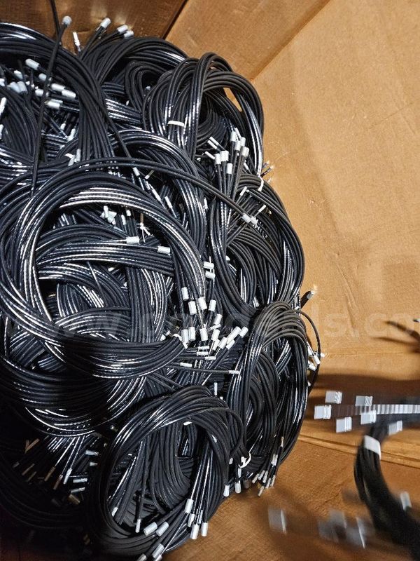 Approx. 700 Black Security Cables. Sold As Is.