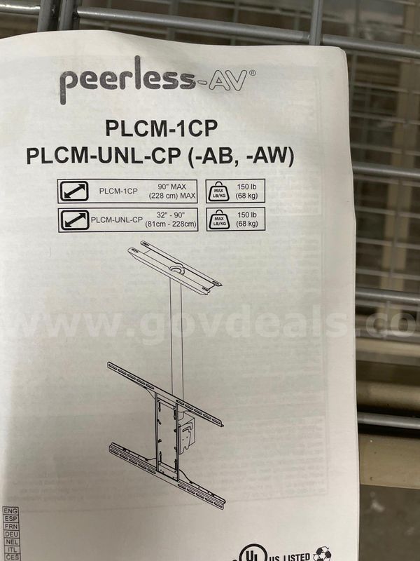 TV/Monitor Mounting Hardware and Rack