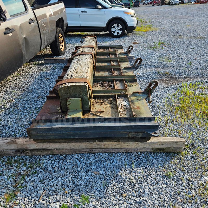 Steel plate for mounting to Caterpillar D7 dozer