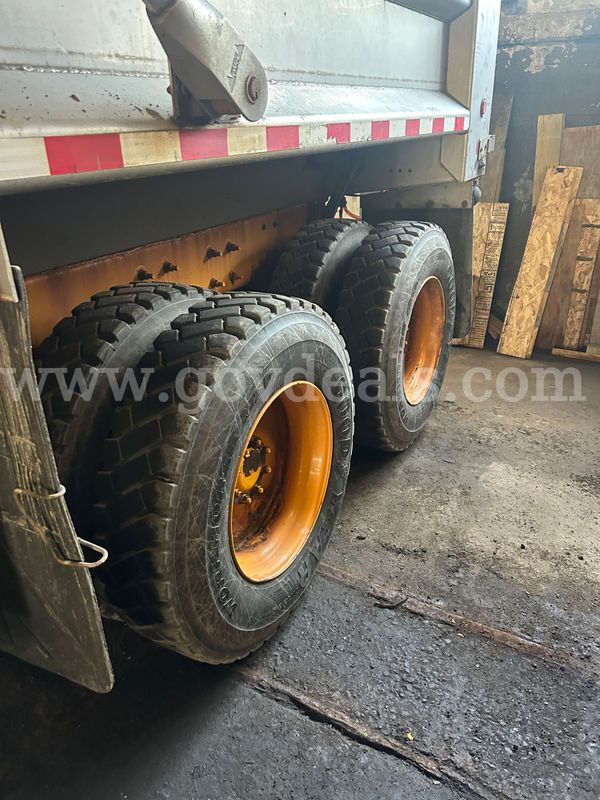 LOT of 8 Rims and Goodyear 11R 22.5 Workhorse tires, NOT retreads
