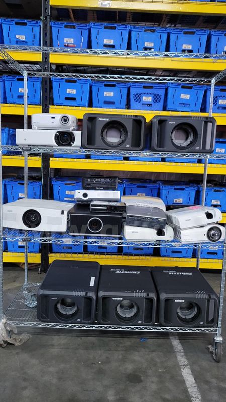 Lot of 21 Mixed Multimedia & Venue Projectors (BenQ, Christie, Epson, Sony, Sanyo & More)