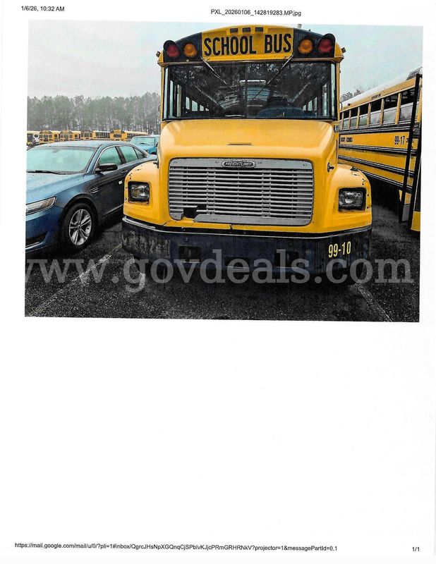 1999 Freightliner Model FS65 School Bus