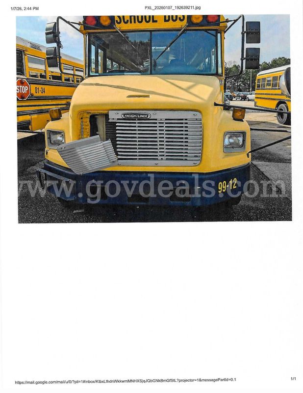 1999 Freightliner Model FS65 School Bus