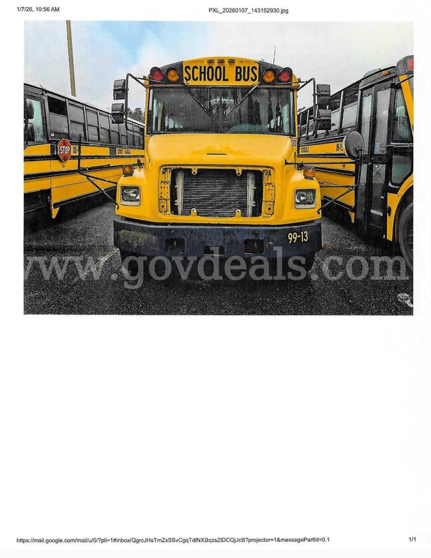 1999 Freightliner Model FS65 School Bus