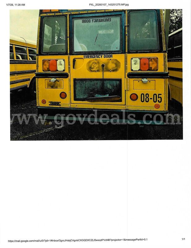2008 Freightliner B2 Bus Chassis