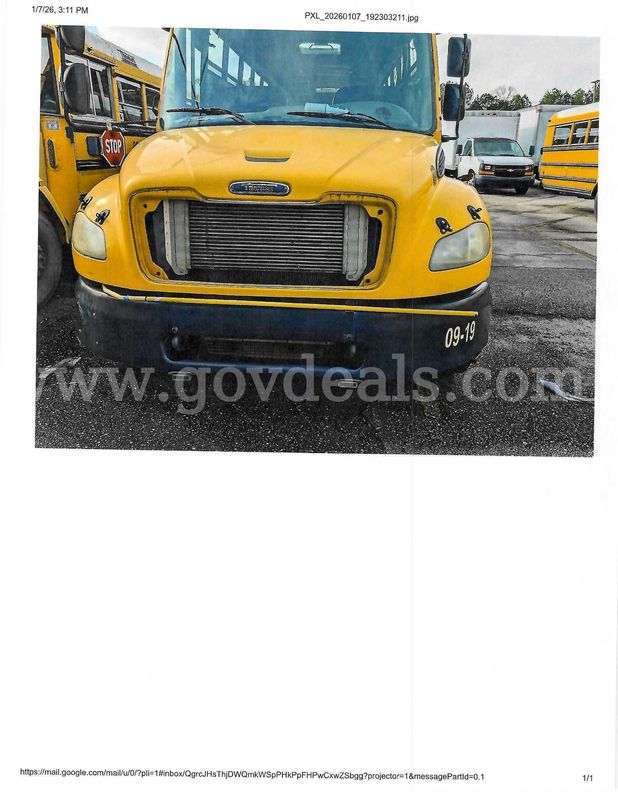2009 Freightliner B2 Bus Chassis