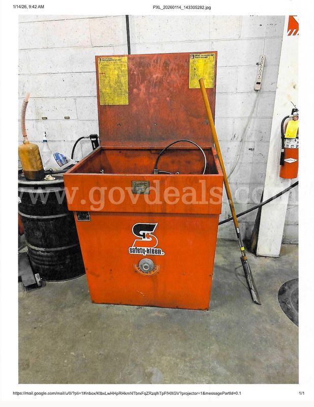 Safety Kleen parts washer