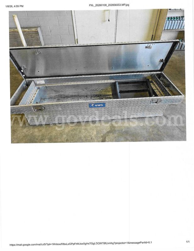 UWS Aluminum Pickup Truck Toll Box