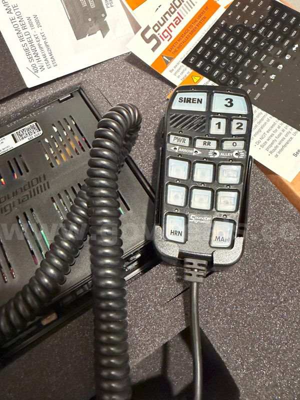 SHIPPING ONLY Soundoff nErgy 200 watts handheld siren