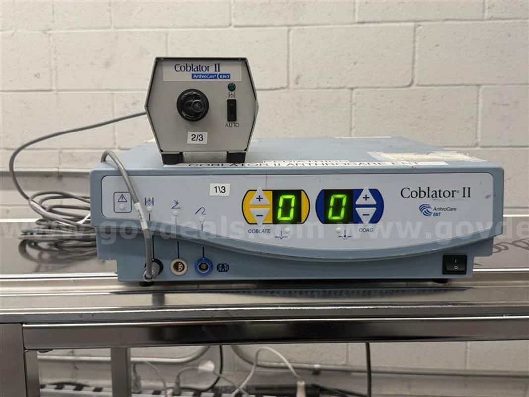 Arthrocare Rf8000e Ent Coblator, Sn#C12271