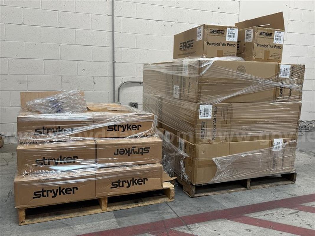 STRYKER 7455 PREVALON AIR PUMP & 7485 AIR PUMP BED ADAPTER X 20