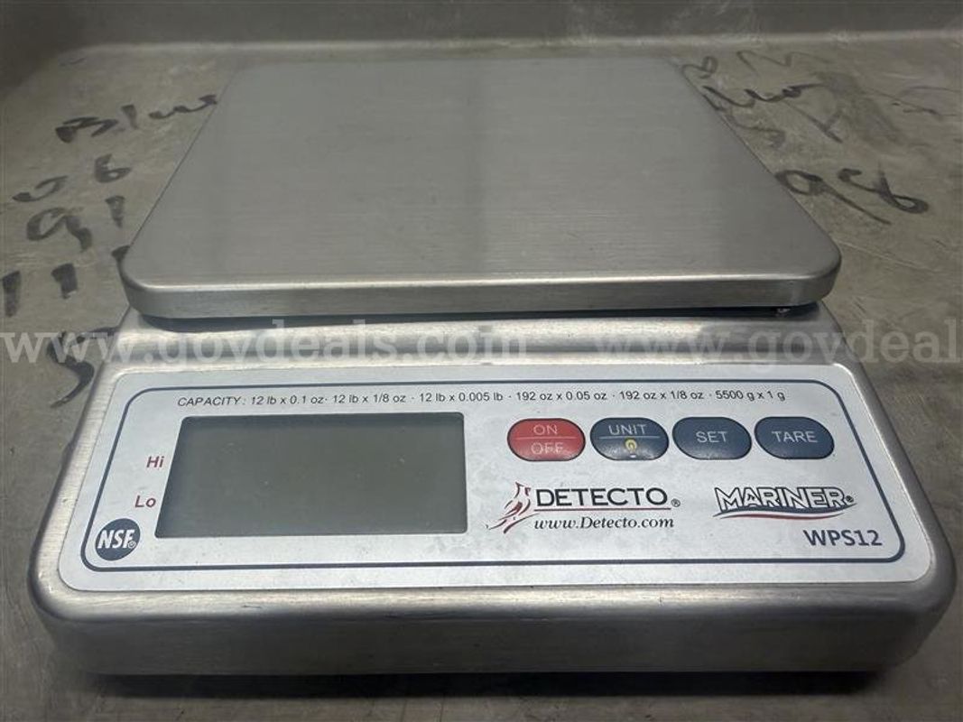DETECTO WPS12 MARINER DIGITAL SCALE