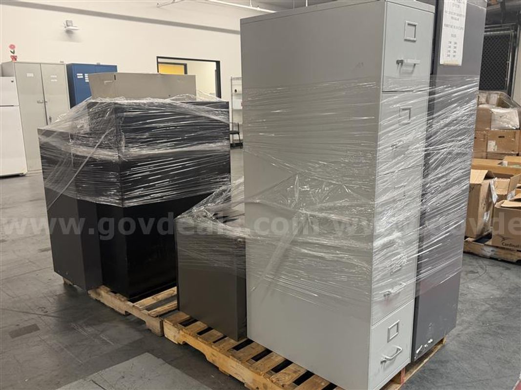 2 Pallets Of Various File Cabinet
