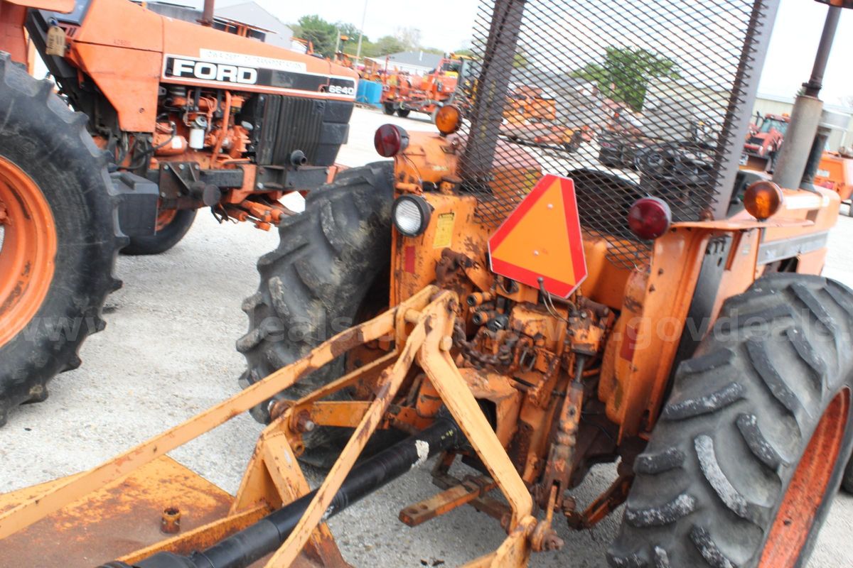 1987 Case 885 W/ Boom Mower