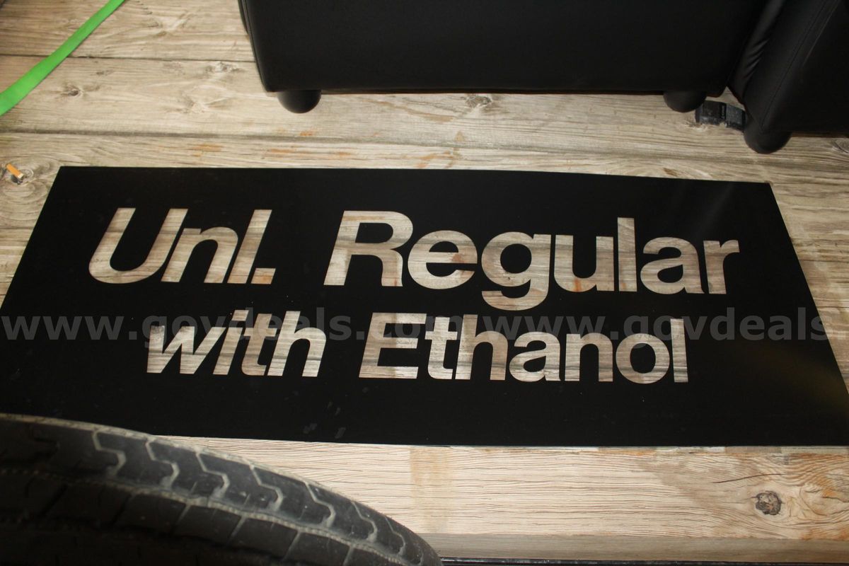 Gas Station fuel Pump Sign