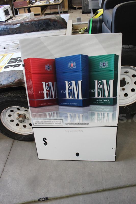 L&M Cigarette Sign Board