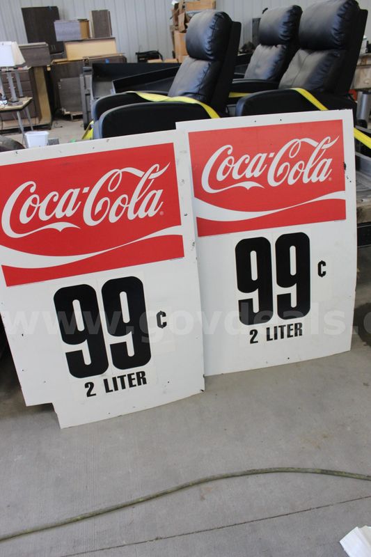 Coca Cola Sign Boards