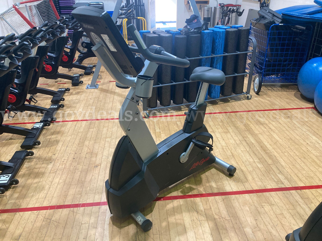 Lot of (3) Life Fitness Integrity CLSC Upright Bike
