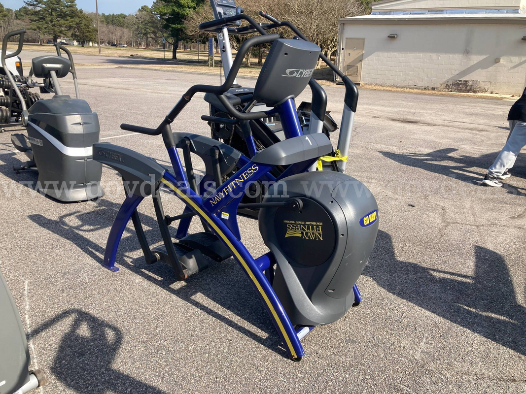 Cybex 750A Arc Trainer - with custom Navy Fitness branding