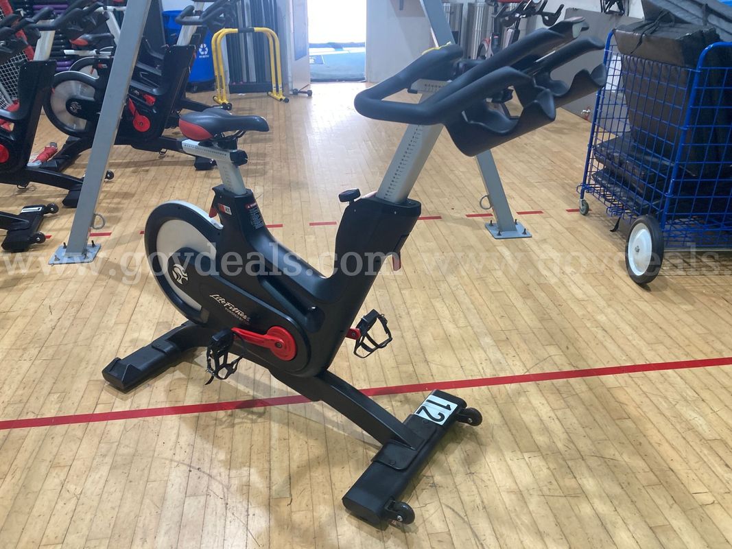 Lot of (3) Life Fitness ICG IC7 Indoor Cycling Bikes