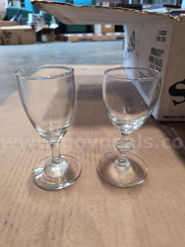 (36) Assorted 3oz Glasses