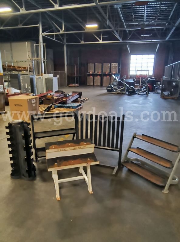 Assorted weight racks