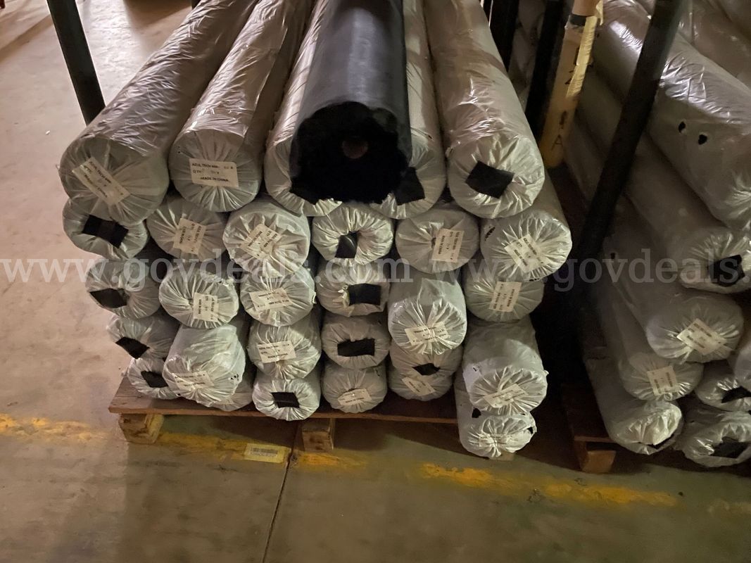 Large Lot of New Black & Gray Fabric/Material Rolls – Approx. 270 Rolls (9 Pallets)