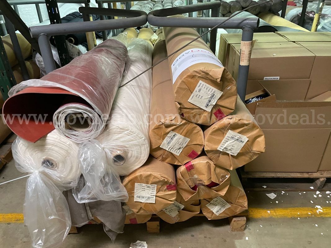 Lot of Red Fabric/Material Rolls