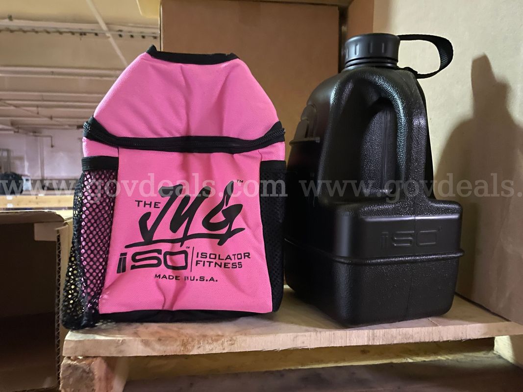 Lot of 48 New Pink 1-Gallon Drink Totes with Insulated Carriers