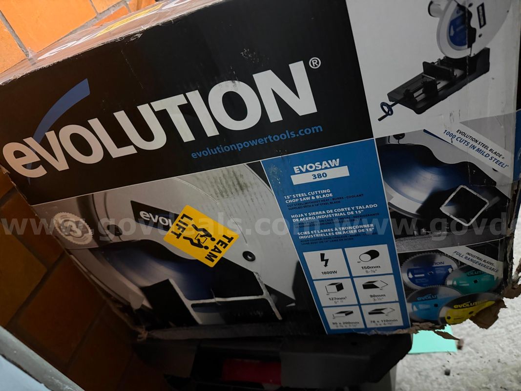 Evolution EVOSAW 380 15 inch TCT Chop Saw