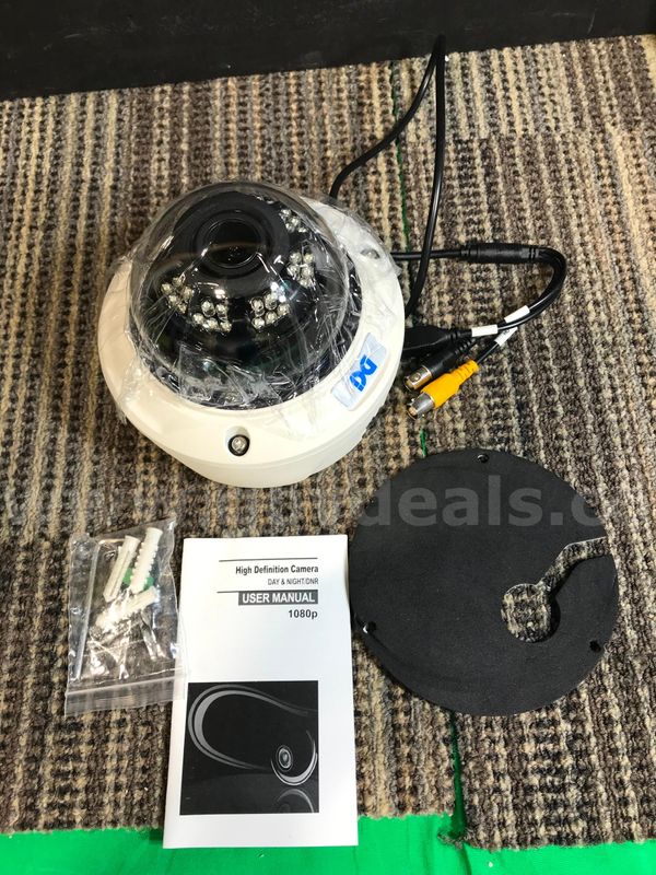 (Lot Of 2) Dvr Connection / Dom-Tdvdr2m212sw Dome Security Camera'S