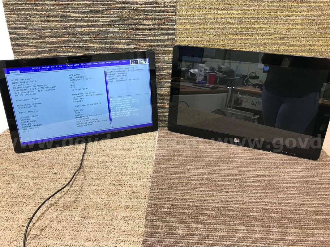 Mixed Lot Of 2 Elo Lcd Touchscreen Monitors Et2201l//E693022