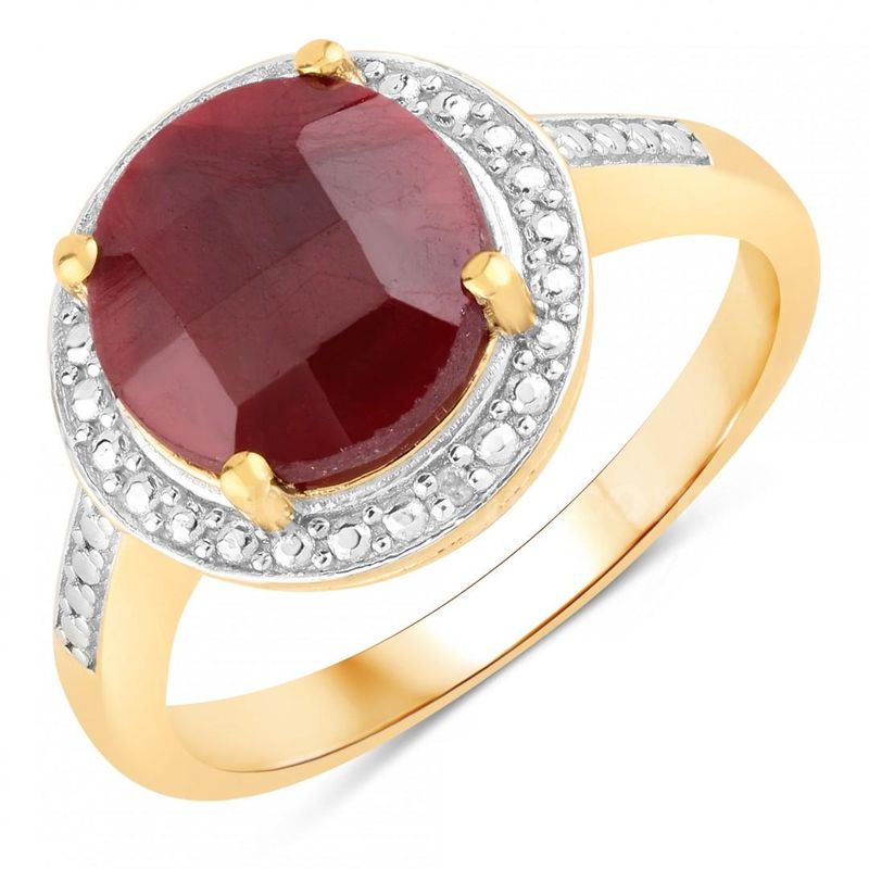 RUBY and DIAMOND RING