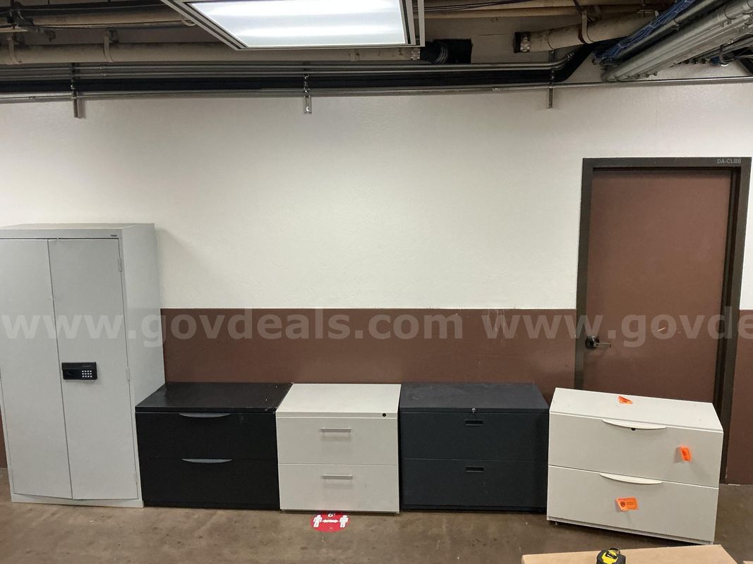 Lot Of Mixed File Cabinets