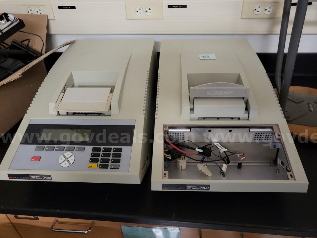 Two (2) Perkin Elmer GeneAmp PCR System 2400 (PARTS ONLY)