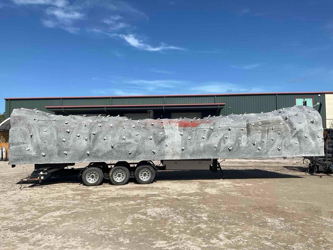 2010 EXTREME ENGINEERING EVEREST GALAXY MOBILE ROCK CLIMBING WALL; APPROX 35FT