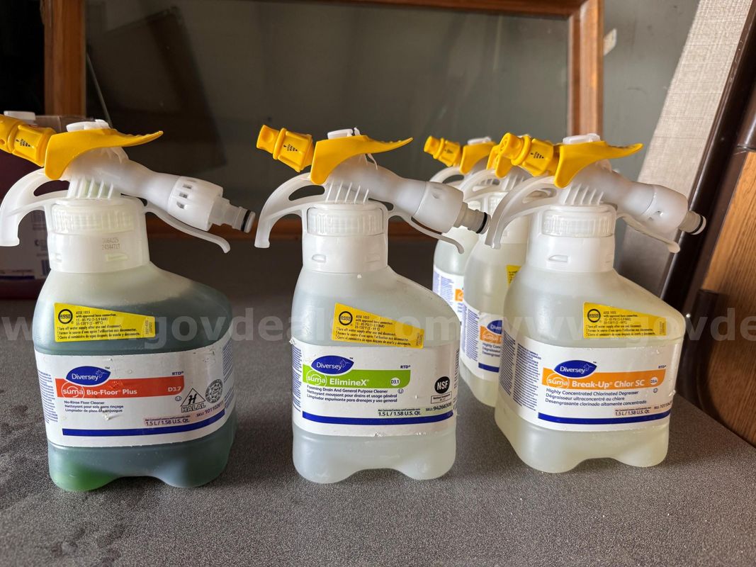 Commercial Cleaning Solution Lot #5- Diversey 1.5L Bottles