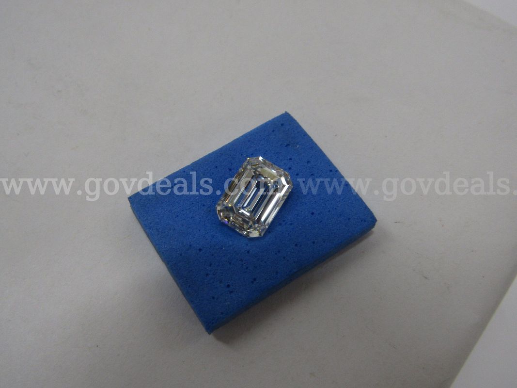 Emerald Shape 3.07ct Brilliant Lab Grown Diamond IGI Certified