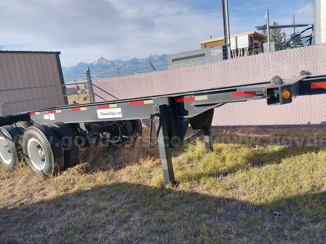 2007 Chassis King 20’ Trailer Chassis – Tandem Axle