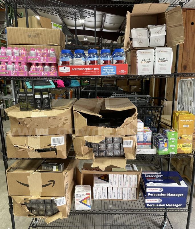 BULK Mixed Lot of Health & Beauty Products – Supplements, OTC Medications, Massager – See Description