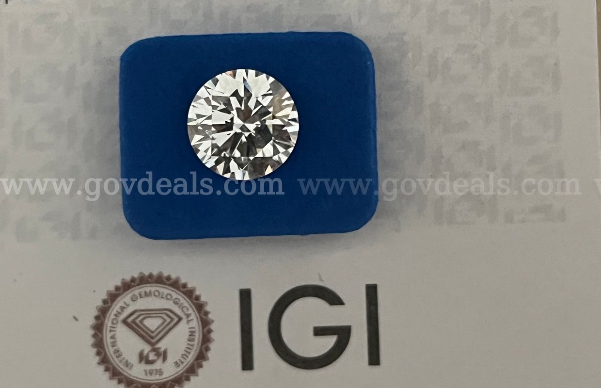 3.78 Carat Round Brilliant Diamond VS1