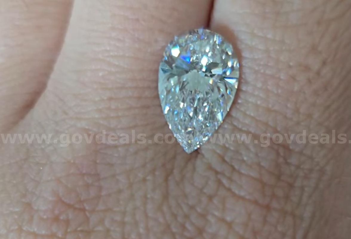 4.09 Carat IGI Certified VVS2 Pear Brilliant Diamond