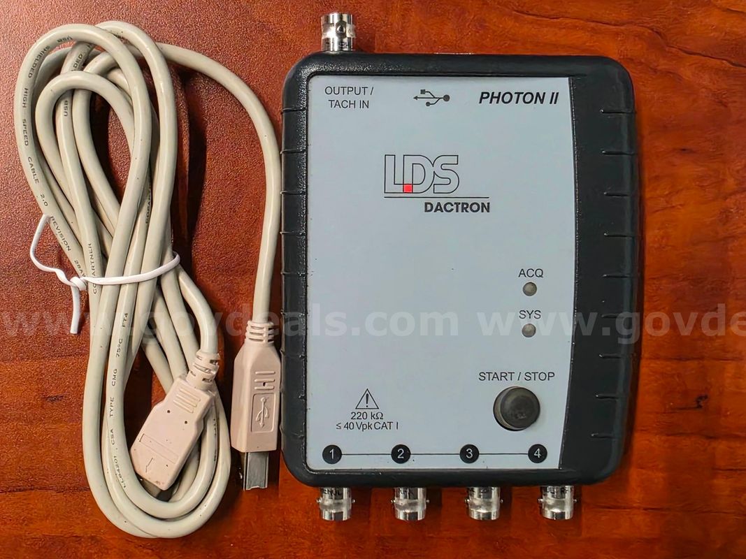 LDS Dactron Photon II Dynamic Signal Analyzer PHO 200