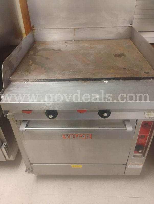 Vulcan griddle top oven